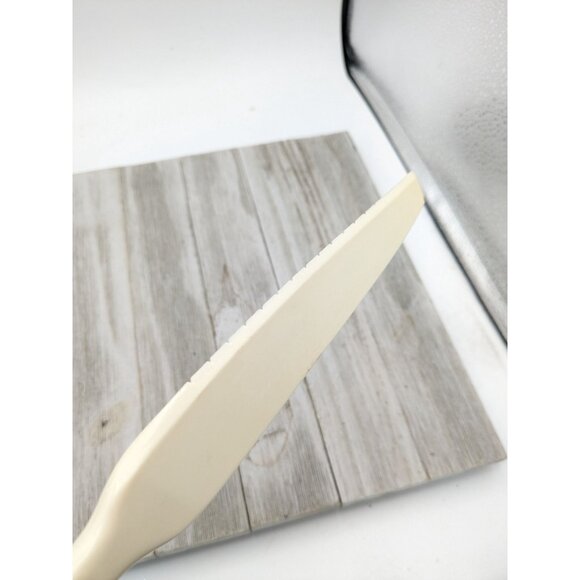 Foley Icing Spatula #1 Spreader Serrated Knife 12" Nylon Plastic Almond - Picture 8 of 9